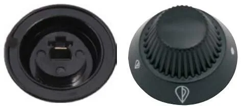 Bedienknopf ? Dometic Ersatzteil ? für Dometic-Kocher, schwarz