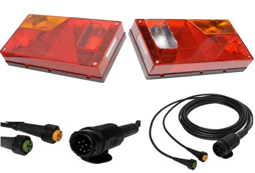 Aspöck Multipoint 1 Leuchtenset 13polig - 7m Hauptkabelbaum - Lichter, Leuchten & Blinker, hochwertiges Set für zuverlässige Beleuchtung bei Anhängern und Fahrzeugen.