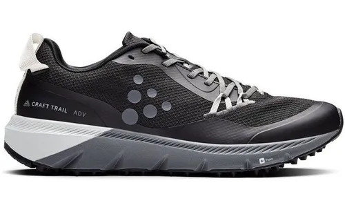 Craft ADV Nordic Trail Trailrunningschuhe für Herren, Größe 41,5, Schwarz - Herren Outdoor-Laufschuhe von Craft mit atmungsaktivem Mesh-Obermaterial und rutschhemmender Laufsohle - ideal für Trailrunning und Outdoor-Abenteuer.