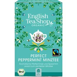 EnglishTeaShop Tee Perfect Peppermint Minztee, BIO, fairtrade, 20 Teebeutel, 30 g