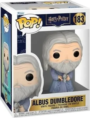Funko Pop! Harry Potter - Albus Dumbledore Figur #183 - Sammelfigur von Albus Dumbledore, perfekt für Harry Potter Fans und Sammler, neu und originalverpackt.