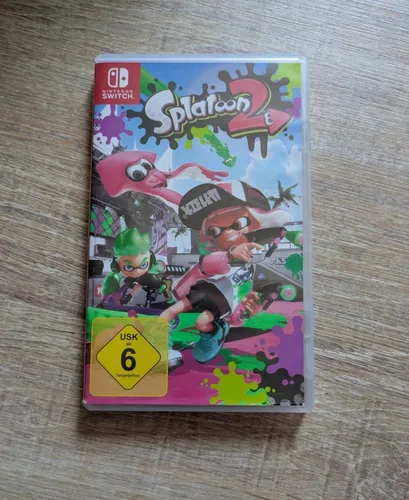 Nintendo Switch Spiel Splatoon 2 - Action & Abenteuer Spiel für Nintendo Switch, mit packenden Multiplayer-Kämpfen und einzigartigen Tintenmechaniken, ideal für alle Gaming-Fans.