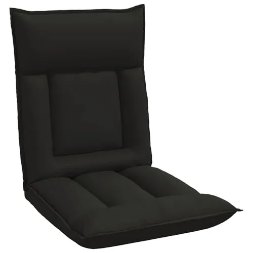 vidaXL Bodenstuhl Schwarz