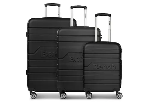 Bench Hartgepäck Koffer-Set 3-teilig | Seattle Serie - Robuste Koffer aus hochwertigem ABS Material, ideal für Reisen mit 4 leisen Doppelrollen und TSA-Schloss für sicheres Reisen in die USA.