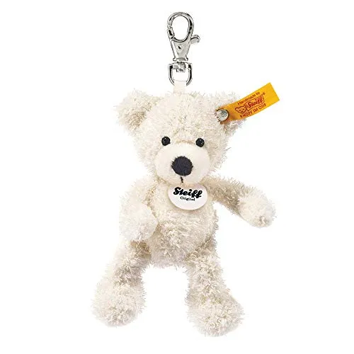 Steiff 111785 Teddyb.Lotte12 Weiss Schlüsselanhänger, Weiß