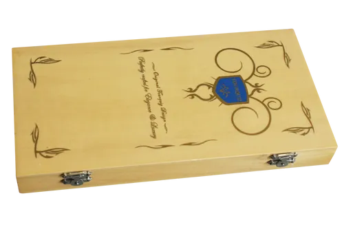 Box Holzkoffer Holzkästchen Holzkiste Schmuckkiste Geschenkkasten 288x148x30mm