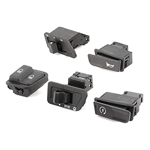 SALALIS Motorrad-Starttaste, Schalter ersetzt Schalterstarter Zündschlüssel-Scheinwerfer-Taste für ATVs für alle 12-V-Motorräder