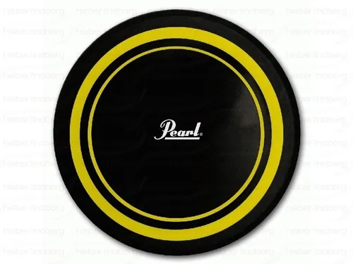 'Pad PRACTICAS 8 mit Logo Pearl - Übungspad für Schlagzeuger - Schlagzeug-Zubehör, ideal zum Üben mit authentischem Spielgefühl und leiser Lautstärke.