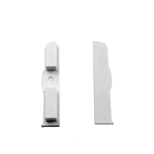 tktrading24 C02 LED Premium Sockelleiste Aluprofil Weiss Endkappe links - 1 Stück