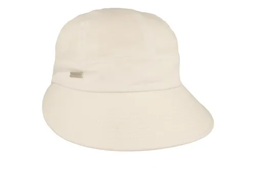 Seeberger Freizeitkappe One Size, weiß - Stylische Damen Cap von Seeberger, aus 100% Baumwolle, ideal für sonnige Tage mit 7cm Krempenlänge.