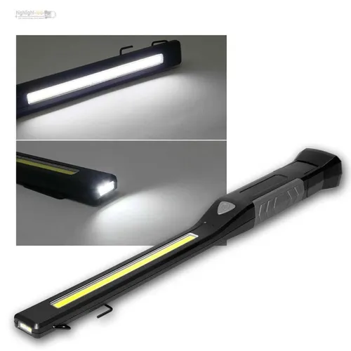LED Akku-Stab-Leuchte 100/400lm, mit Magnetfuß & Haken, Arbeits-Stab-Lampe NEU