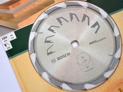 BOSCH Kreissägeblatt 184mm x 16mm 12 Zähne / Precision / 2609256862