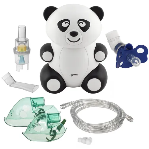 Kinder-Inhalator Vernebler Maske Filter + Schnuller-Set Panda
