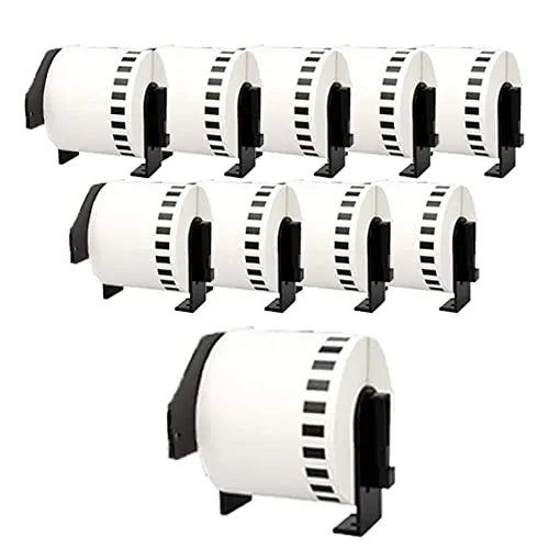 Molabel DK-22205 Adressetiketten 10er Pack für Brother P-Touch