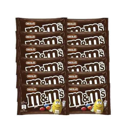 M&Ms Chocolate 12x 45g Schokolinsen Schokolade