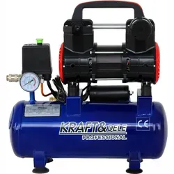 KRAFT&DELE KD4090 Flüsterkompressor 9L, 230V, 1200W