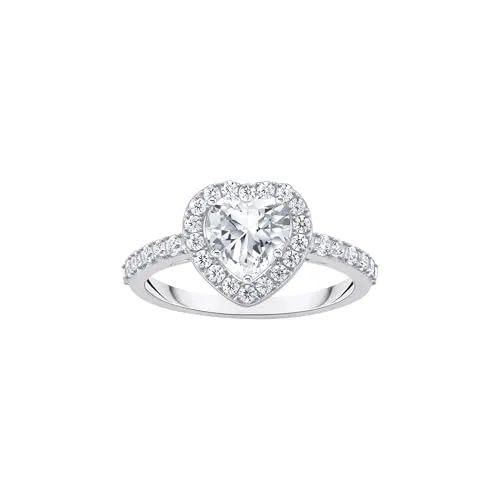 THOMAS SABO Fingerring Halo Herzform Silber 925 in silber von THOMAS SABO