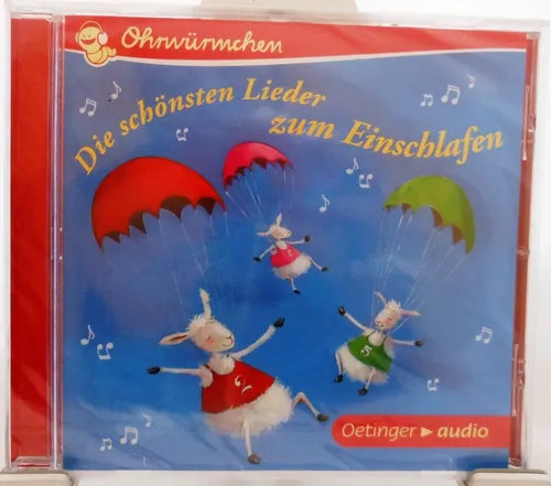 Die schönsten Lieder zum Einschlafen + CD + Ohrwürmchen + Kinder + Sandmännchen