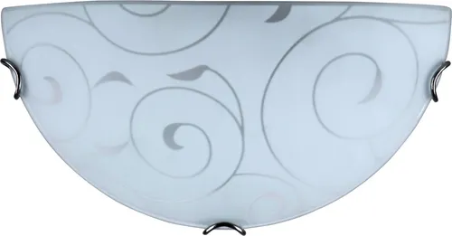 Rabalux 3851 Wandleuchte Harmony Lux, E27, silber-weiß, rund, Standard, ø300mm