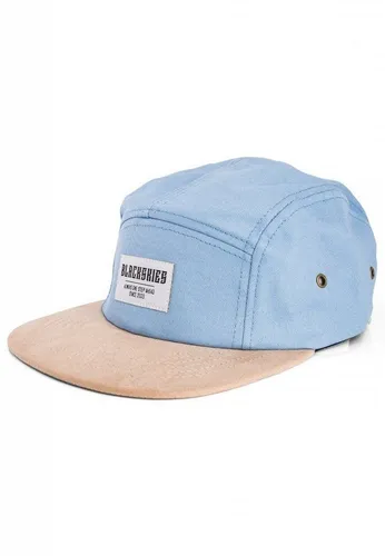 Blackskies® Port St. Lucie 5-Panel Cap - Unisex Baseball Cap in Hellblau mit beigem Schirm, ideal für Skater und Surfer. Hochwertige Materialien garantieren Komfort und Langlebigkeit - perfekt für jeden Anlass!