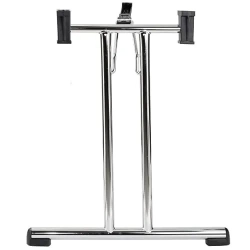 pemora 2-er Set Klapptischgestell TG1 verchromt für vielseitige Tische - Robuste Tischgestelle aus Doppel-T-Stahlrohr mit polierter Hochglanzverchromung. Ideal für Klapptische bis 180 x 80 cm, einfach zu montieren und für den gewerblichen Einsatz geeignet.