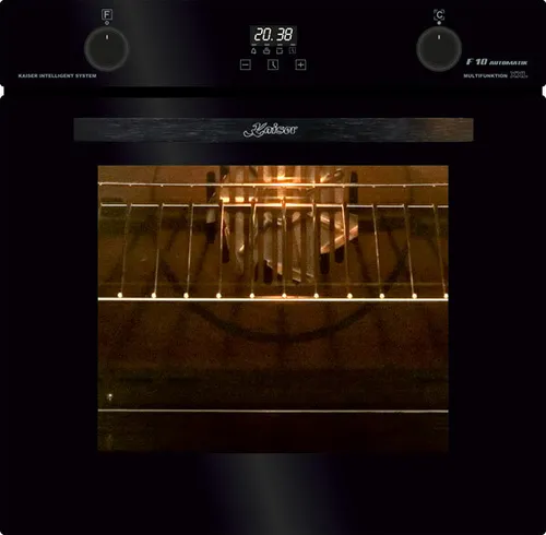 Kaise Premium Einbau Backofen 79L Selbstreinigung Drehspieß Pizzafunktion EEK A