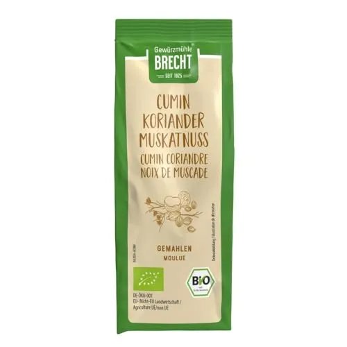 Brecht Cumin Koriander Muskatnuss, gemahlen, Nachfüll, 50g (1)