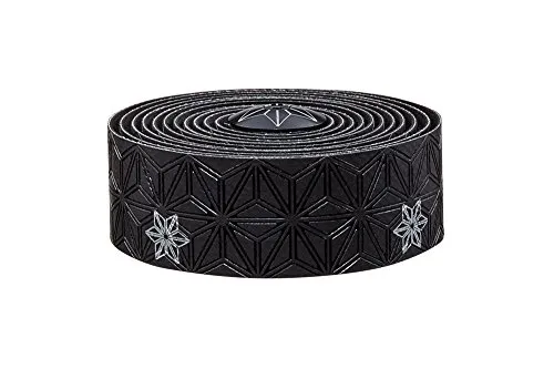 Supacaz und Race One Super Sticky Kush-Schleifenband Lenker/Lenkerband, uni, Bt-54, Silver Print