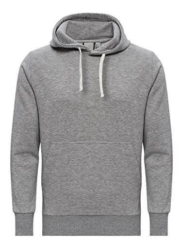 Yazubi Kapuzenpullover für Herren Hoodie Codex, Grau (Dapple Gray 163907), XXL