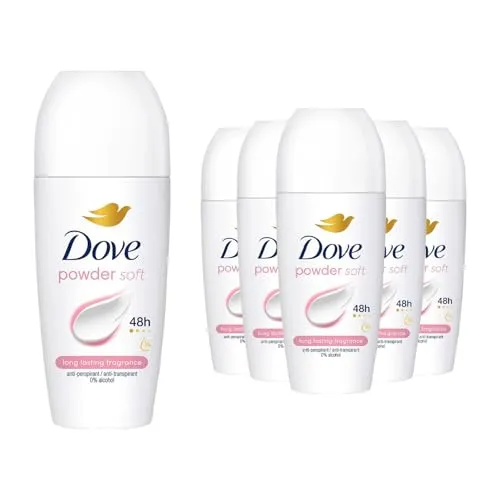 Dove Powder Deo Roller - 6 x 50 ml von Dove