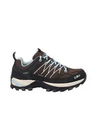 CMP Rigel Low WMN WP Trekking-Schuhe toffee-lagoon (Größe 39) - Die CMP Rigel Low WMN WP Trekking-Schuhe bieten perfekten Halt und Wasserdichtigkeit für Wanderungen. Mit atmungsaktivem Obermaterial und komfortabler Ortholite-Einlegesohle sind sie der ideale Begleiter für jedes Abenteuer.