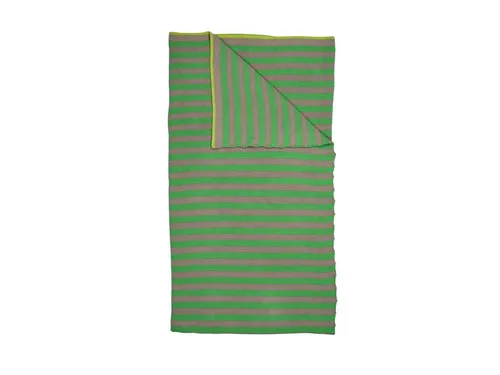 Pip Studio Bonsoir Stripe Tagesdecke Throw Green 130x170 cm in grün von Pip Studio