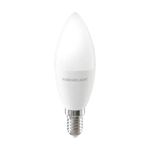 Forever Light LED Lampe E14 C37 8.5 W 1000 lm Warmweiß 3000 K Energieklasse E