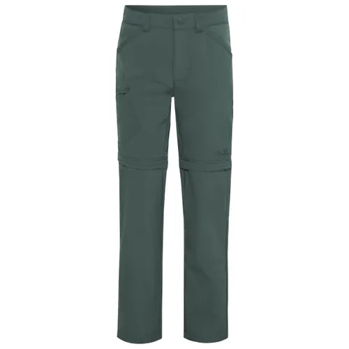 Jack Wolfskin Kinder Safari Zip Off Hose (Größe 104, grün) von Jack Wolfskin