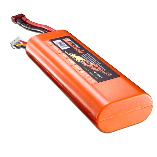 DF-Models 1861 Lipo 2S 7,4V 4000mAh 45C - Rund - Akkus für Modellbau, leistungsstarker LiPo Akku mit 4000mAh und 45C Entladungsrate, ideal für RC Cars, robustes Hardcase und vielseitige Kompatibilität.