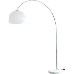 SalesFever Bogenlampe 208 cm - Elegante Lichtquelle in Weiß - Steh- & Tischleuchten, stilvolle Bogenlampe mit 208 cm Höhe für ein modernes Wohnambiente und gezielte Beleuchtung.