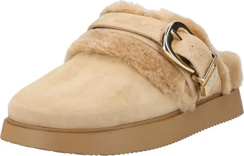 Steve Madden Hausschuhe Veloursleder - Braun - 37 - Modische Hausschuhe aus hochwertigem Veloursleder mit kuscheligem Innenfutter. Die stabile Laufsohle sorgt für guten Halt, ideal für entspannte Stunden zu Hause.