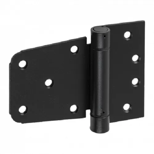 Federscharnier Scharnier mit Feder schwarz selbstschließend Gartentor Band Stahl