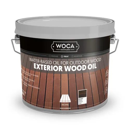WOCA 617962A Exterior Öl Walnuss 2,5 L von WOCA