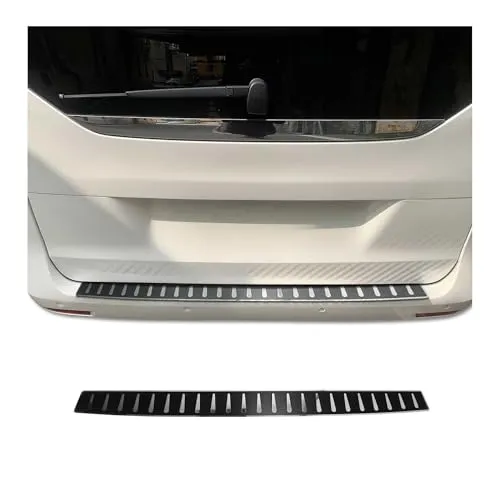 Ladekantenschutz für Mercedes Vito V-Klasse W447 2014-2025 - Stoßfängerabdeckung aus Edelstahl im Carbon Look, extrem haltbar und einfach zu installieren - schützt Ihren Kofferraum stilvoll vor Kratzern und Beschädigungen.