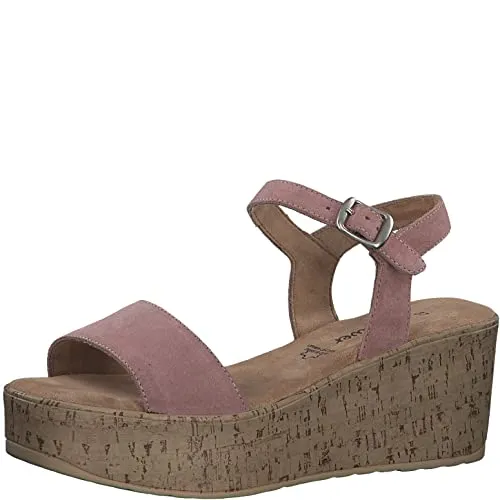 s.Oliver Sandale 5-5-28311-20 Rosa Red Label - Wanderschuhe, stylische Sandale mit komfortabler Passform und optimalem Halt für unvergessliche Abenteuer in der Natur.