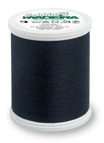 0,47 €/100 m | 1 Rolle BOBBINFIL No. 70 Unterfaden schwarz 1500 mtr. Madeira