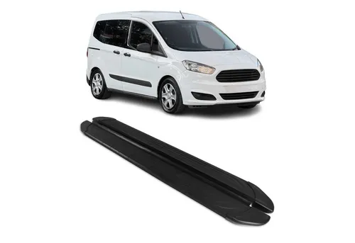 OMAC Kfz-Schmutzfänger Seitenschweller für Ford Transit/Tourneo Courier 2014-2023 L1, 2-tlg., Rutschfest und Robust - Hochwertige Aluminium Trittbretter für Ford Transit/Tourneo Courier. Schützen Sie Ihre Karosserie und erleichtern Sie den Einstieg für Kinder und ältere Personen. Rutschfestes Design, ideal für alle Wetterbedingungen.