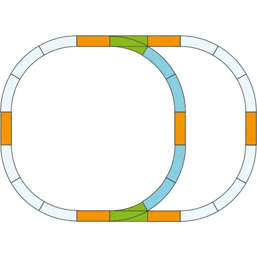 Piko 35302 G-Gleis Ergänzungs-Set Überholgleis G + Neu