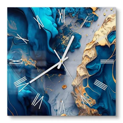 Wanduhren Blau von DEQORI