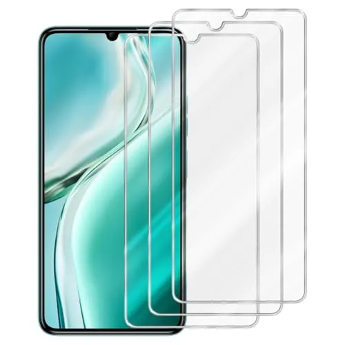 Cadorabo 3x Panzer Schutz Glas für Oukitel C50-3 Stück Schutzfolie in Ultra-Klar Hüllen freundlich - Gehärtetes (Tempered) Glas Dipslayschutz Folie in 9H Härte Anti Kratzer