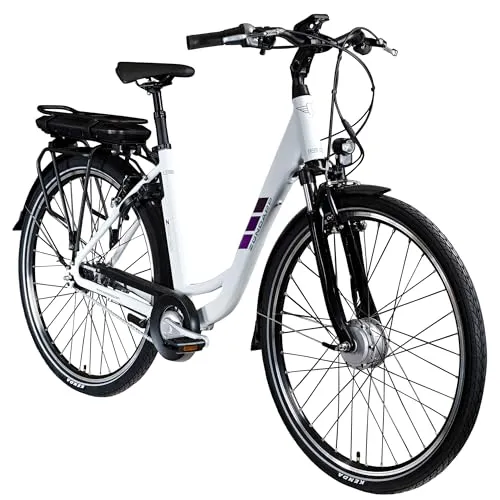 Zündapp Z502 E-Bike Damen 28 Zoll – Pedelec für Komfort und Stil - E-Bike mit 522 Wh Akku, ideal für Damen zwischen 155-180 cm. Stabile Bauweise und einfacher Einstieg sorgen für ein angenehmes Fahrgefühl.