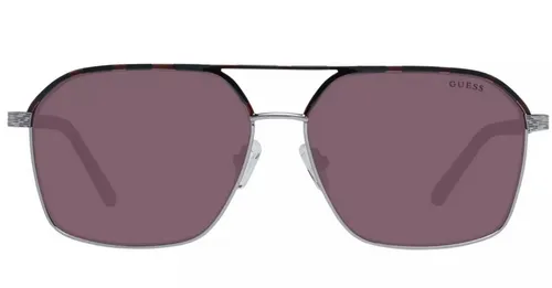 GUESS Herren Sonnenbrille Fliegerbrille mit Etui - Stilvolle Fliegerbrille für Herren mit 100% UV-Schutz. Leichtgewichtig und mit edlem Metallrahmen, ideal für sonnige Tage und den perfekten Look.