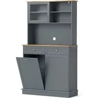 Küchenschränke Grau von Costway