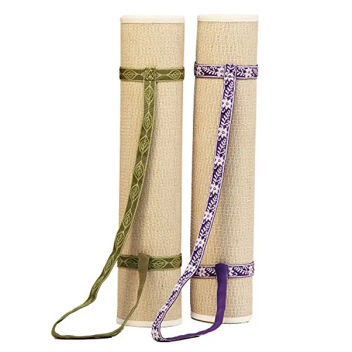 Bodhi Yoga Tragegurt, Nylon-Tragegurt für Yogamatten, leicht & robust, flexibel anpassbar, Yogamatte Haltegurt, Yoga Strap (olive-grün)